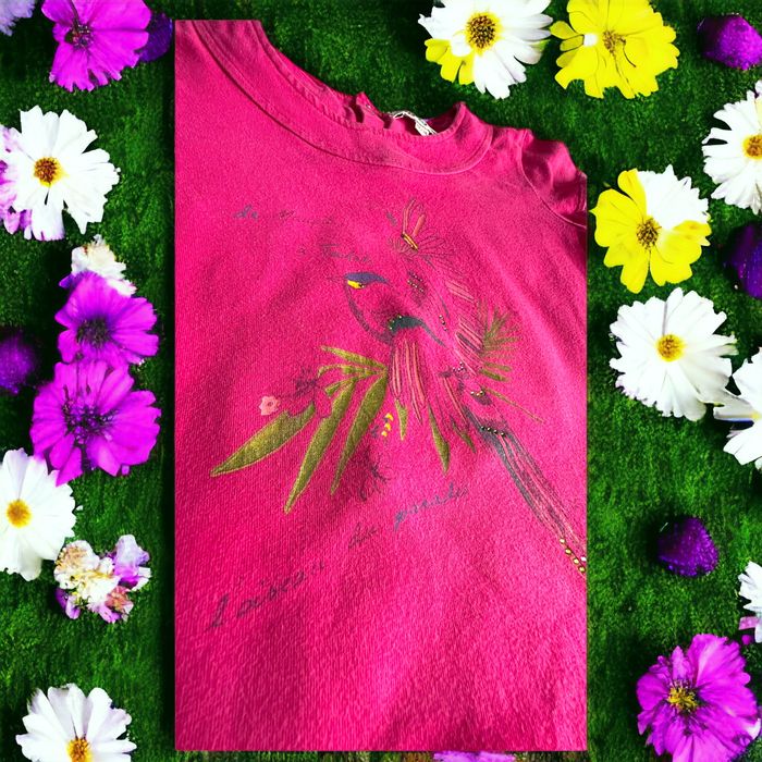 T-shirt fuchsia Kenzo 6 ans TBE (11€) - photo numéro 3