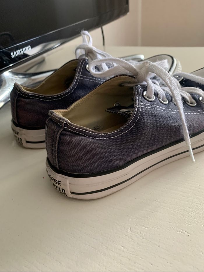 Converse basse femme 37 bleu - photo numéro 2