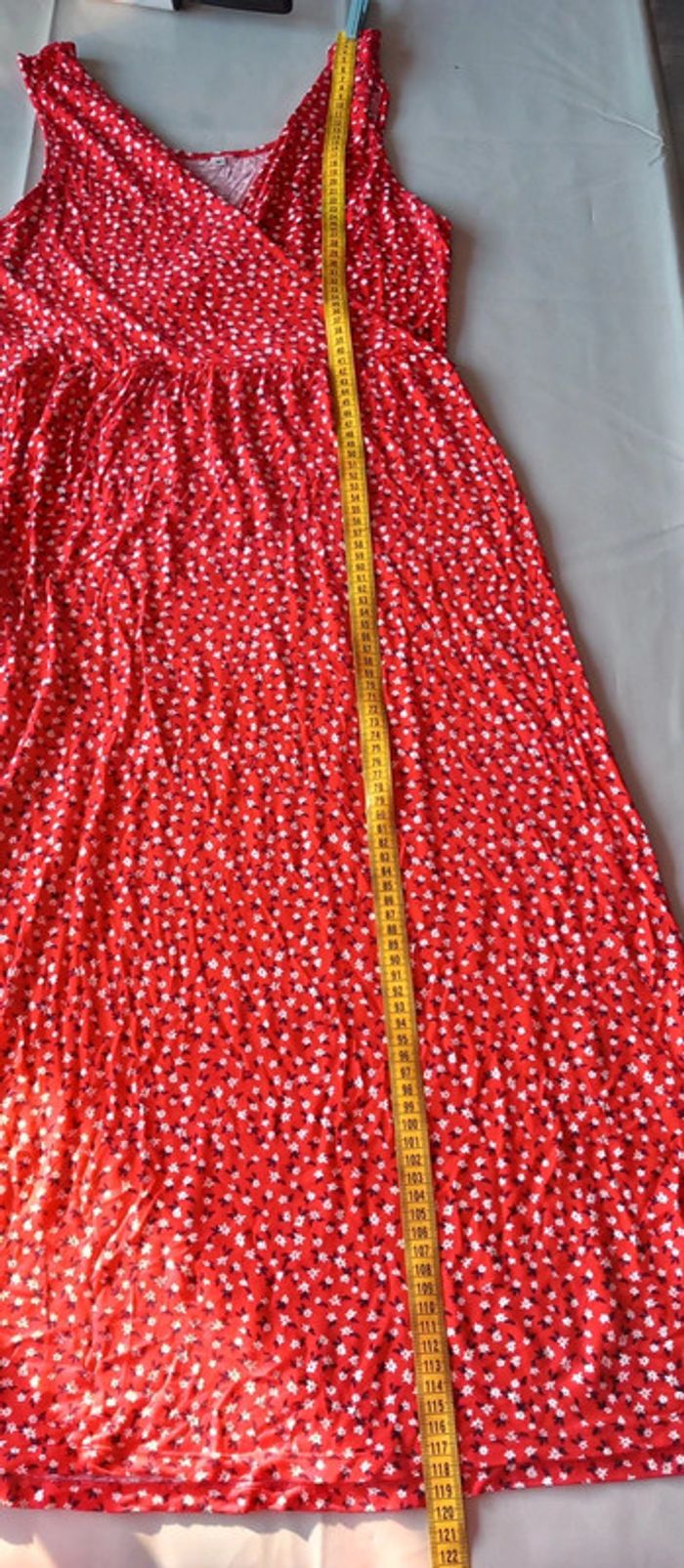 Robe longue motifs fleurie taille M - photo numéro 9
