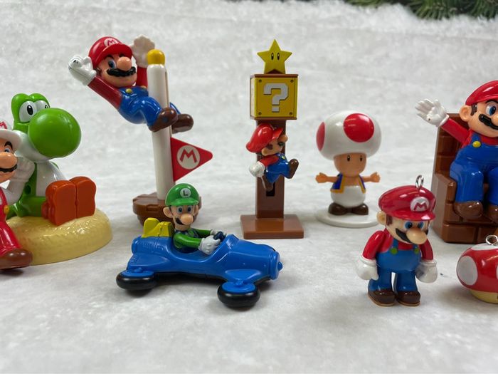 Lot de 10 figurines Super Mario Bros - Mario Kart Nintendo - photo numéro 3