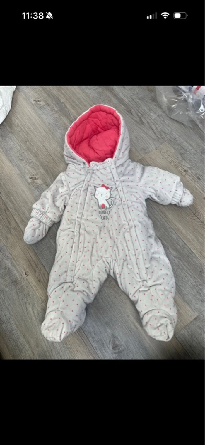 Combinaison pilote bébé fille - photo numéro 2
