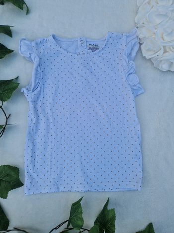 🌸 Joli haut à pois pour fille 🌸
