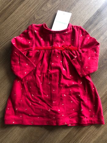 Robe rouge - vertbaudet - 3 mois
