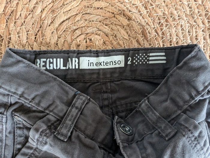 Jean gris foncé garçon taille 2 ans - photo numéro 2
