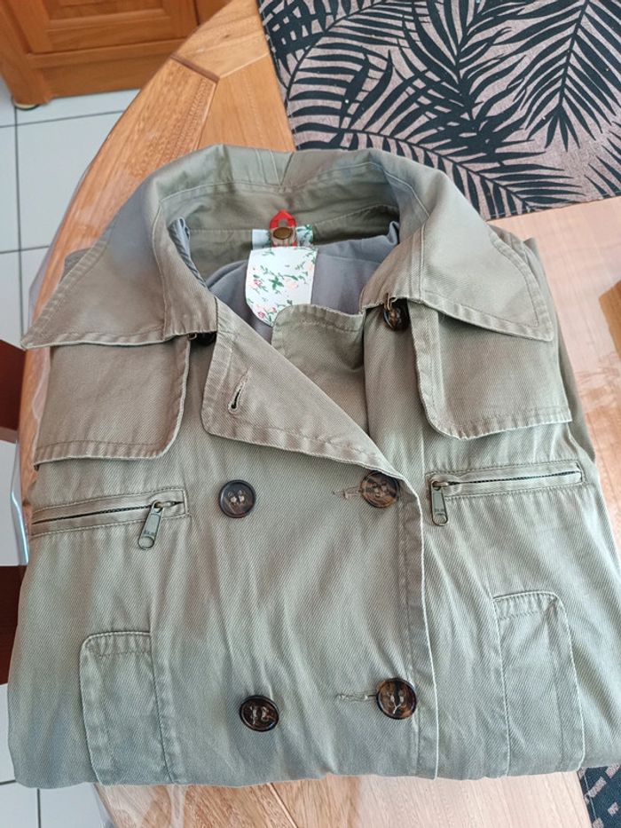 Jolie Trench Imperméable Icode by IKKS - photo numéro 2