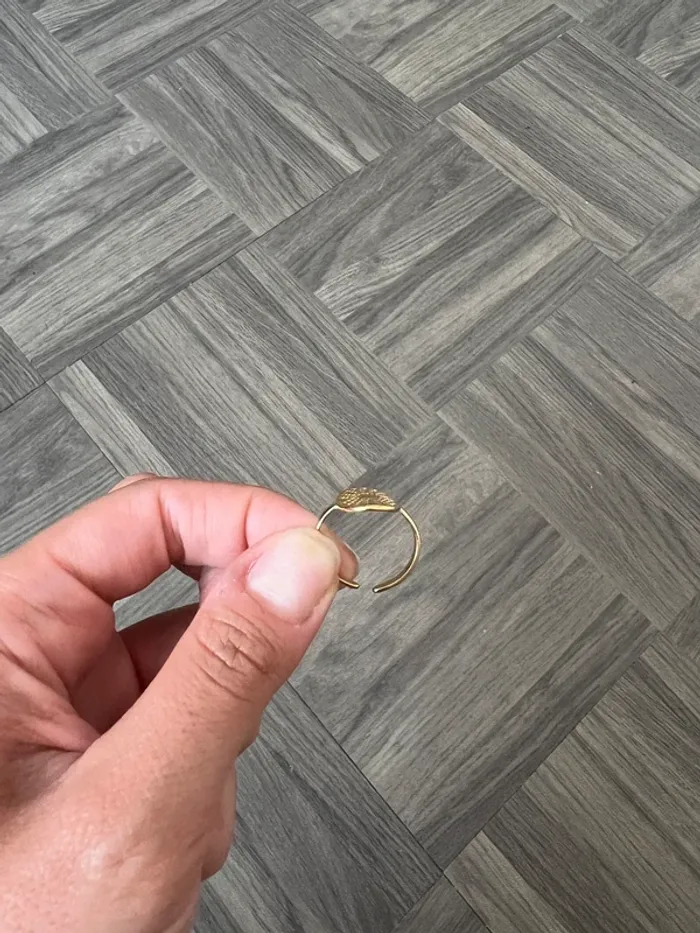 Bague dorée ajustable - photo numéro 3
