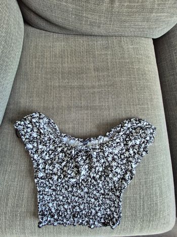 Tee shirt court femme taille S 