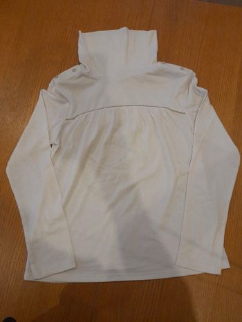 Sous-pull blanc écru 10 ans