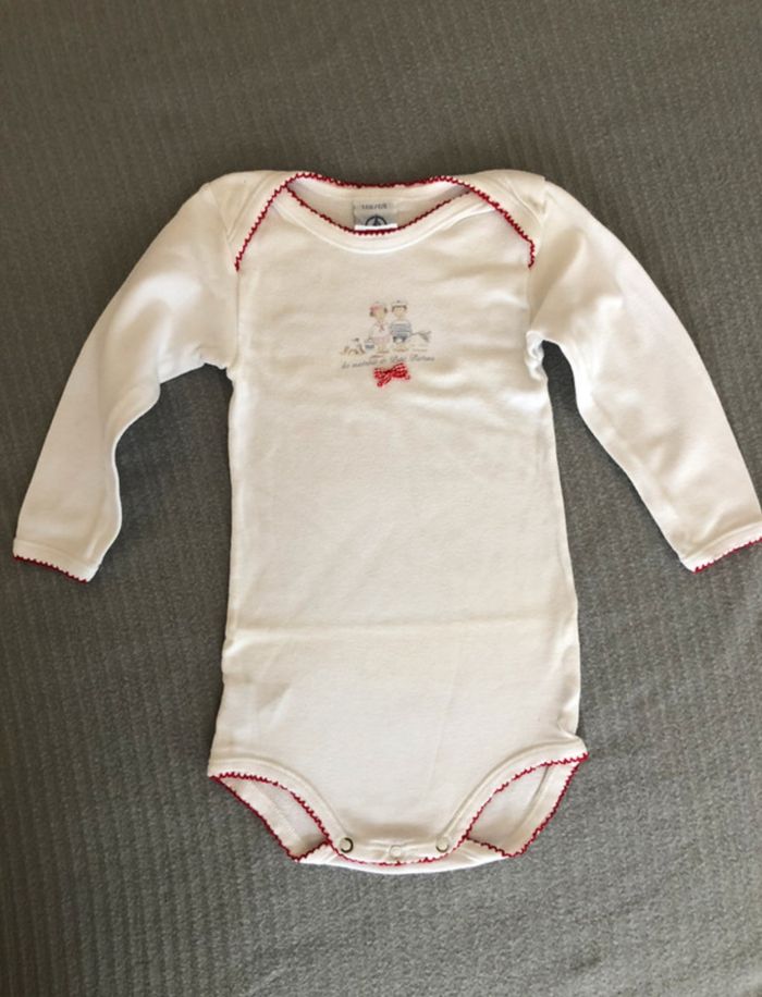 Body manches longues 12 mois