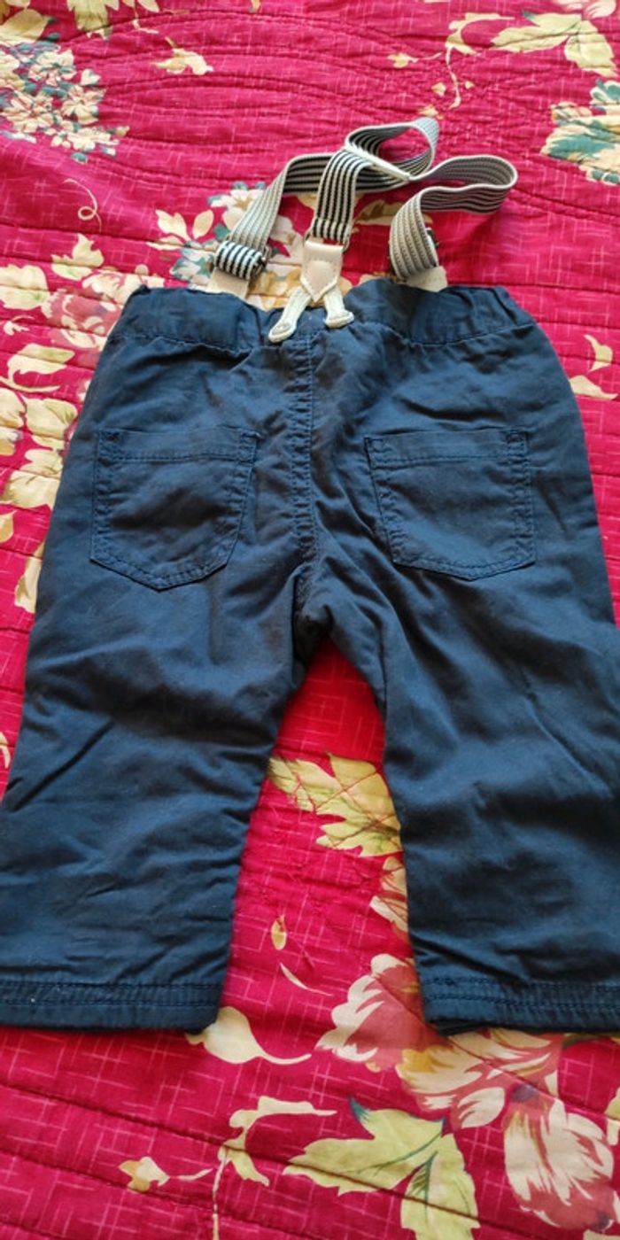 Pantalon avec bretelles 6 mois - photo numéro 2