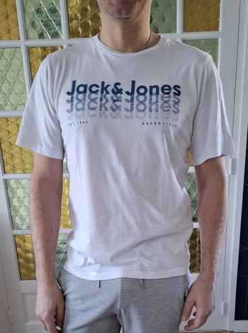 t-shirt JACK & JONES blanc 