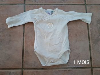 Body garçon 1 MOIS