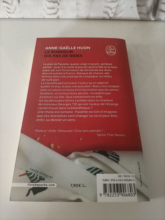 Livre Anne-Gaëlle HUON Le bonheur n'a pas de rides - photo numéro 3