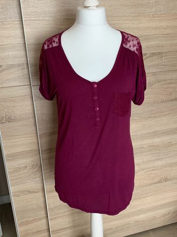 Teeshirt premaman L violet