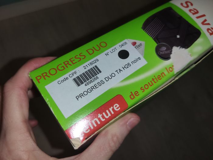 Ceinture soutien lombaire thermorégulation ajustable - photo numéro 2