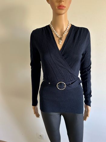 Pull bleu marine neuf Morgan taille XS (valeur 40€)