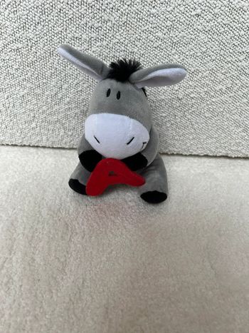 Peluche âne lettre A