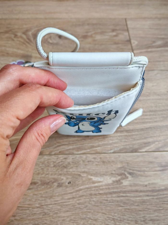 Sac tour de cou pochette téléphone Pochette bandoulière Stitch Disney - photo numéro 4