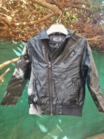 Blouson style cuir