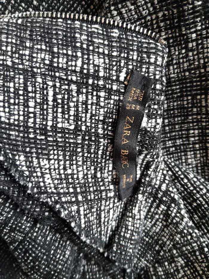 Zara basic haut hiver effet tweed - photo numéro 3