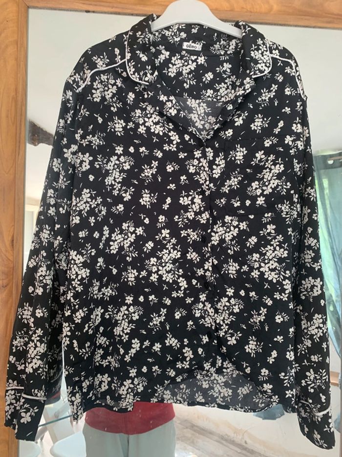 Chemise satinée taille 40 Gemo