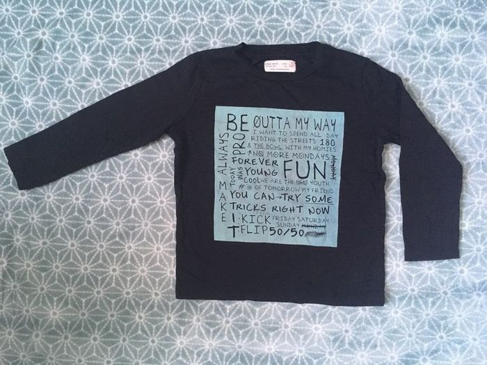 Teeshirt manches longues Zara - 5 ans