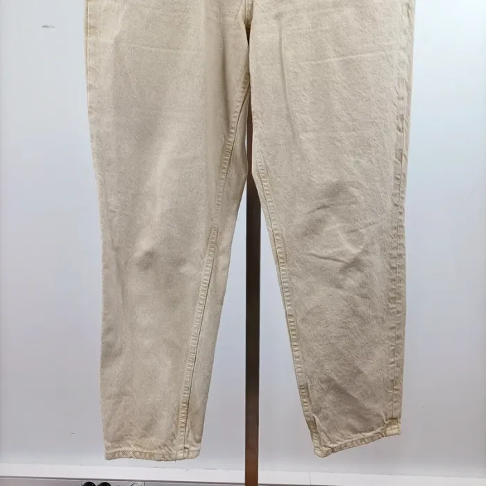 Pantalon coupe mom beige en velours côtelé Zara taille 40 100% coton A1489 - photo numéro 6