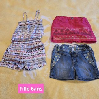 Short fille 6ans