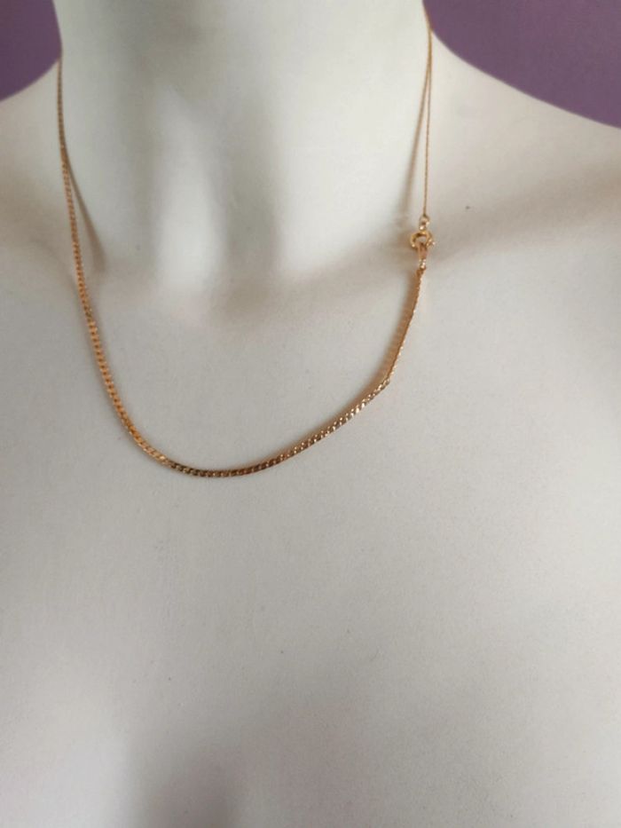 Chaîne collier  plaqué or - photo numéro 2