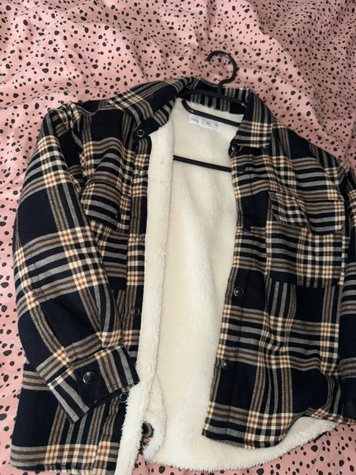 Veste chemise garçons zara taille 116 - photo numéro 3