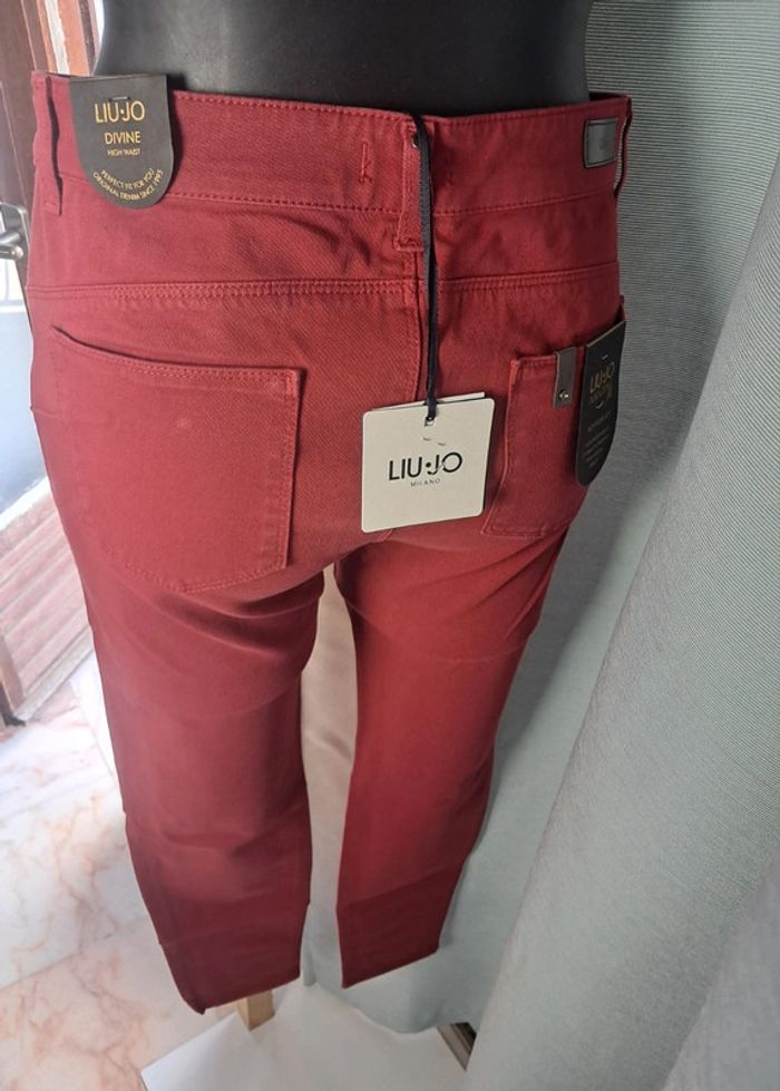 Liu Jo jean bordeau T.34/36 neuf - photo numéro 6