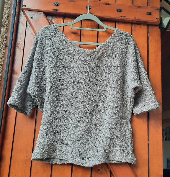 Pull d'été taupe Cache Cache, taille 2/36 - photo numéro 2