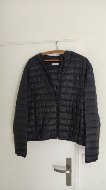 Doudoune homme marque essentiel taille L bleu marine 