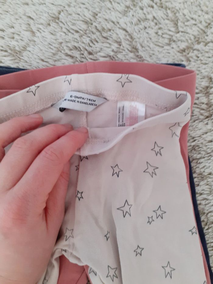 Lot de 5 leggings 6/9 mois - photo numéro 11