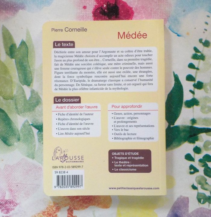 Médée de Pierre Corneille Ed. Petits Classiques Larousse - photo numéro 3