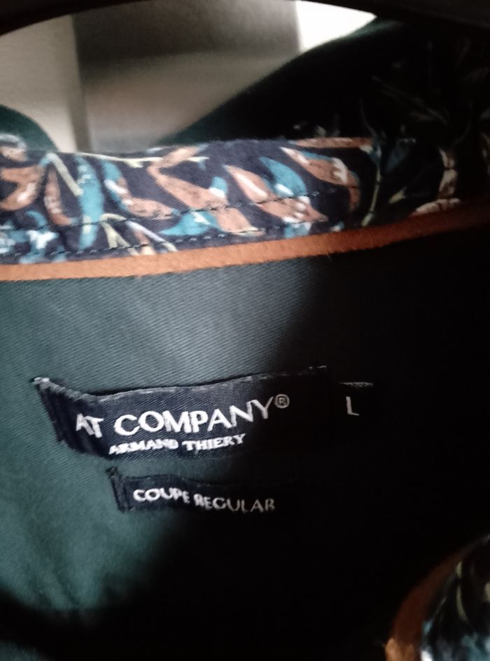 Chemise homme vert émeraude foncés Armand Thiery TL - photo numéro 4