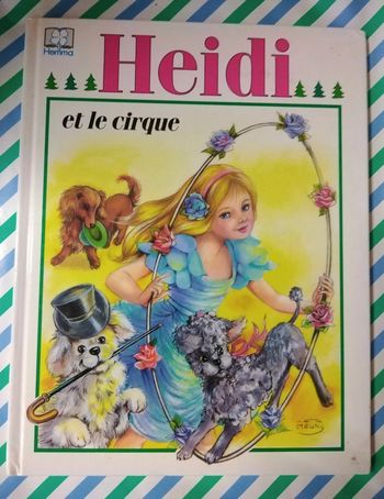 Livre Heidi et le Cirque - vintage 1982