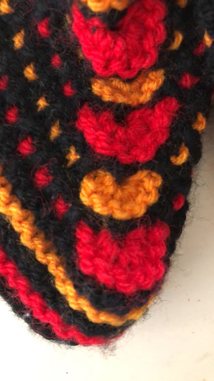 chaussons tricotés à la main - photo numéro 18