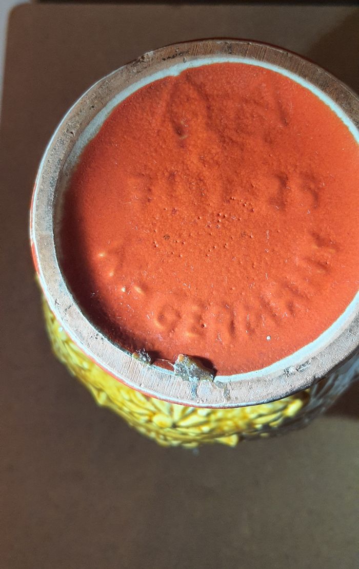 Vase céramique vintage Allemagne de l'est - photo numéro 6