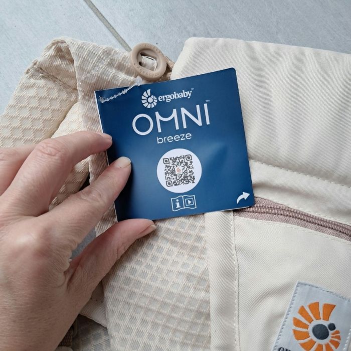 Porte bébé physiologique omni breeze ergobaby beige - photo numéro 2