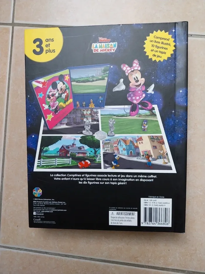 Livre comptines et figurines Mickey neuf - photo numéro 3