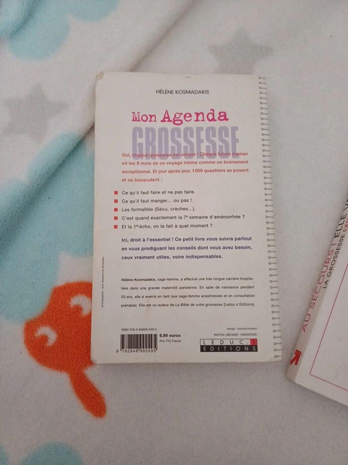 Lot 2 livres sur la grossesse - photo numéro 3