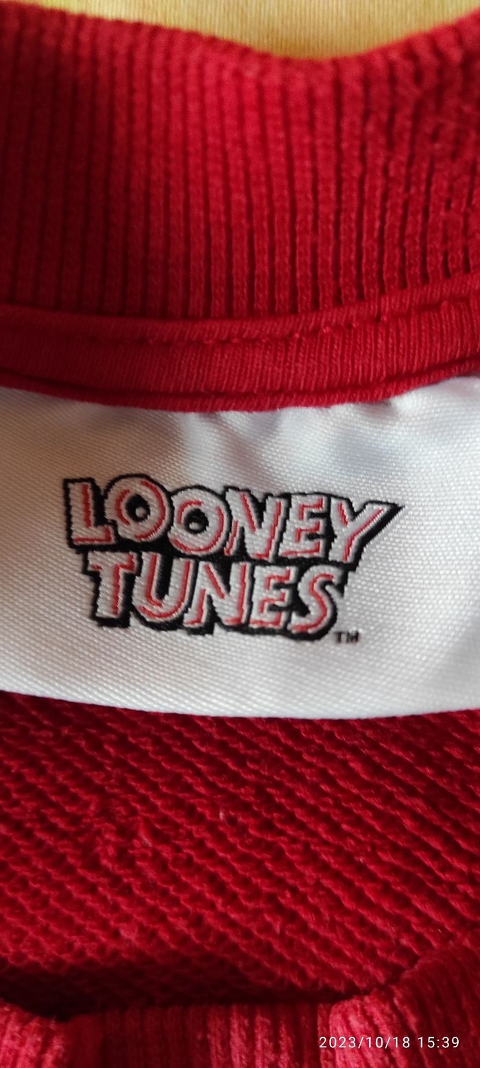Lot 2 sweats Looney Tunes 6 ans - photo numéro 10