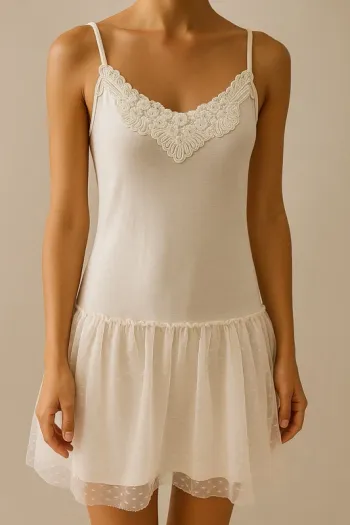 Robe fluide esprit nuisette - 100% Coton - Taille unique - excellent état