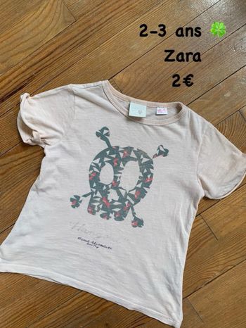 T-shirt 🍀 2-3 ans 🍀 Zara