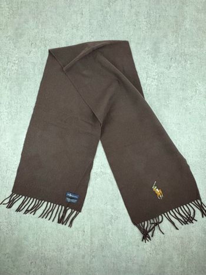 Écharpe Polo Ralph Lauren – 100 % laine - Marron - photo numéro 5