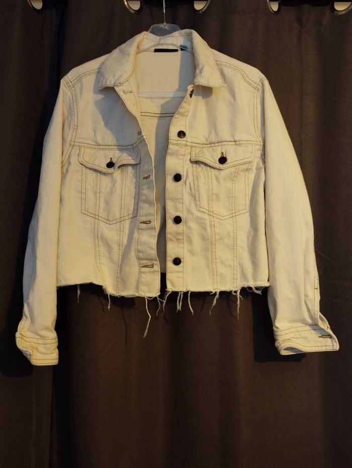 Veste en jean courte