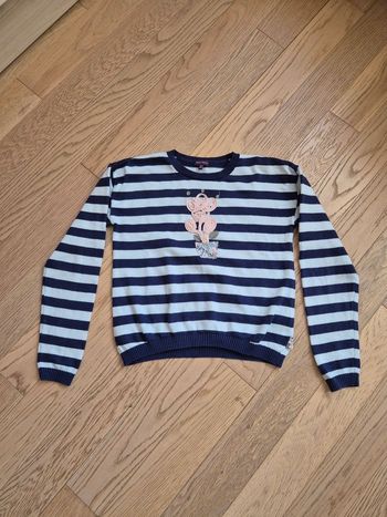 Pull marinière 11 ans Sergent Major, TBE