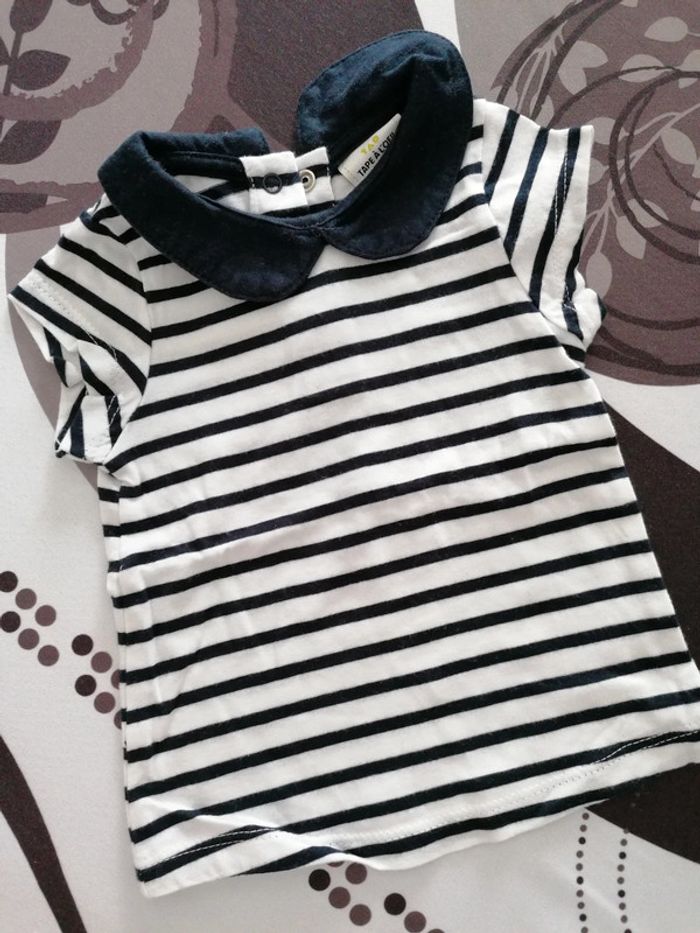 T shirt col Claudine 3 mois TAO