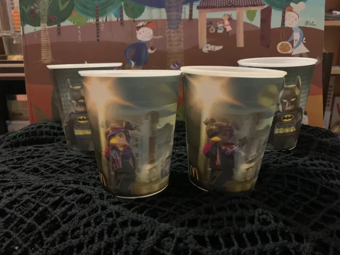 Lot de 8 gobelets lenticulaires